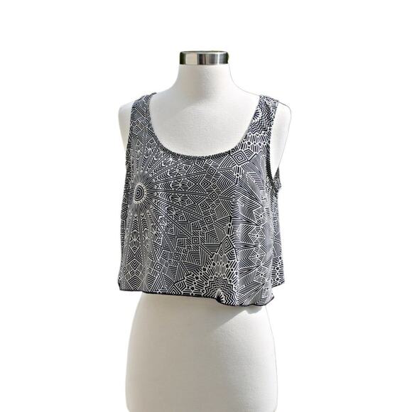 Fire Los Angeles Women's Crop Tank Indie Sleaze Vamp Whimsigoth Size Medium - Picture 2 of 11